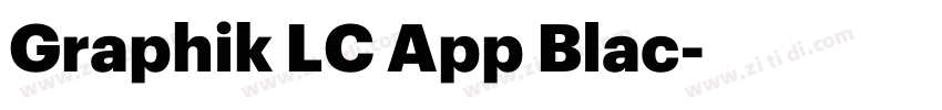 Graphik LC App Blac字体转换